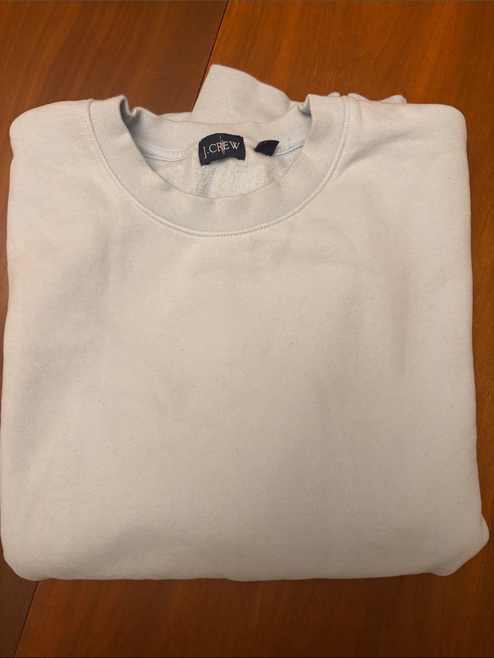 J. Crew Men's Crewneck Sweatshirt in Light Blue
